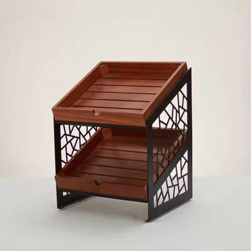 Wooden Tiered Display Stand | Buffet & Bakery Rack