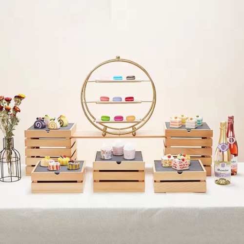 Wooden Multi-Tier Display Stand | Cake & Buffet Rack