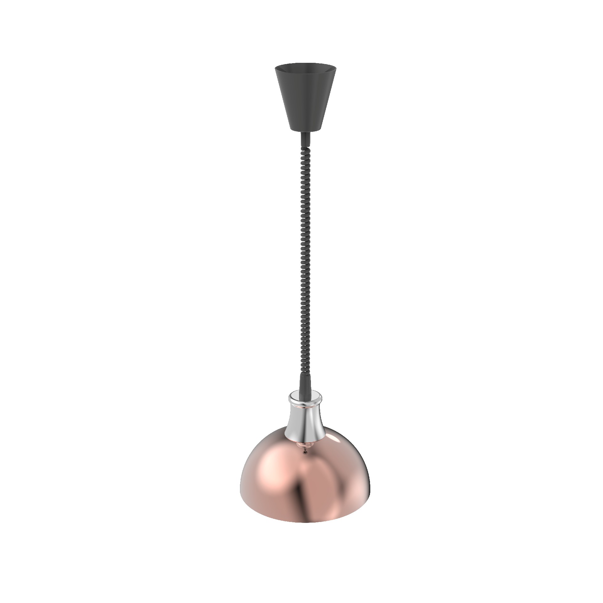 Ceiling-Mounted Rose Gold Buffet Heat Lamp
