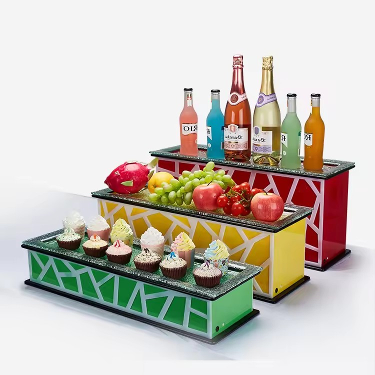 LED Glowing Multi-Tier Stand | Bar KTV Buffet 主图
