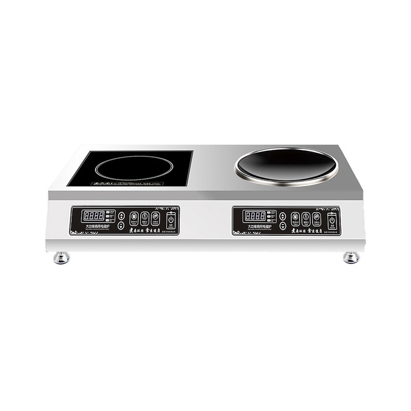 Commercial Dual Burner Induction Cooker 7000W